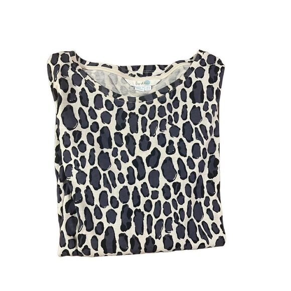 Boden lightweight leopard print long sleeve tencel blend blouse size 4 - Picture 6 of 9